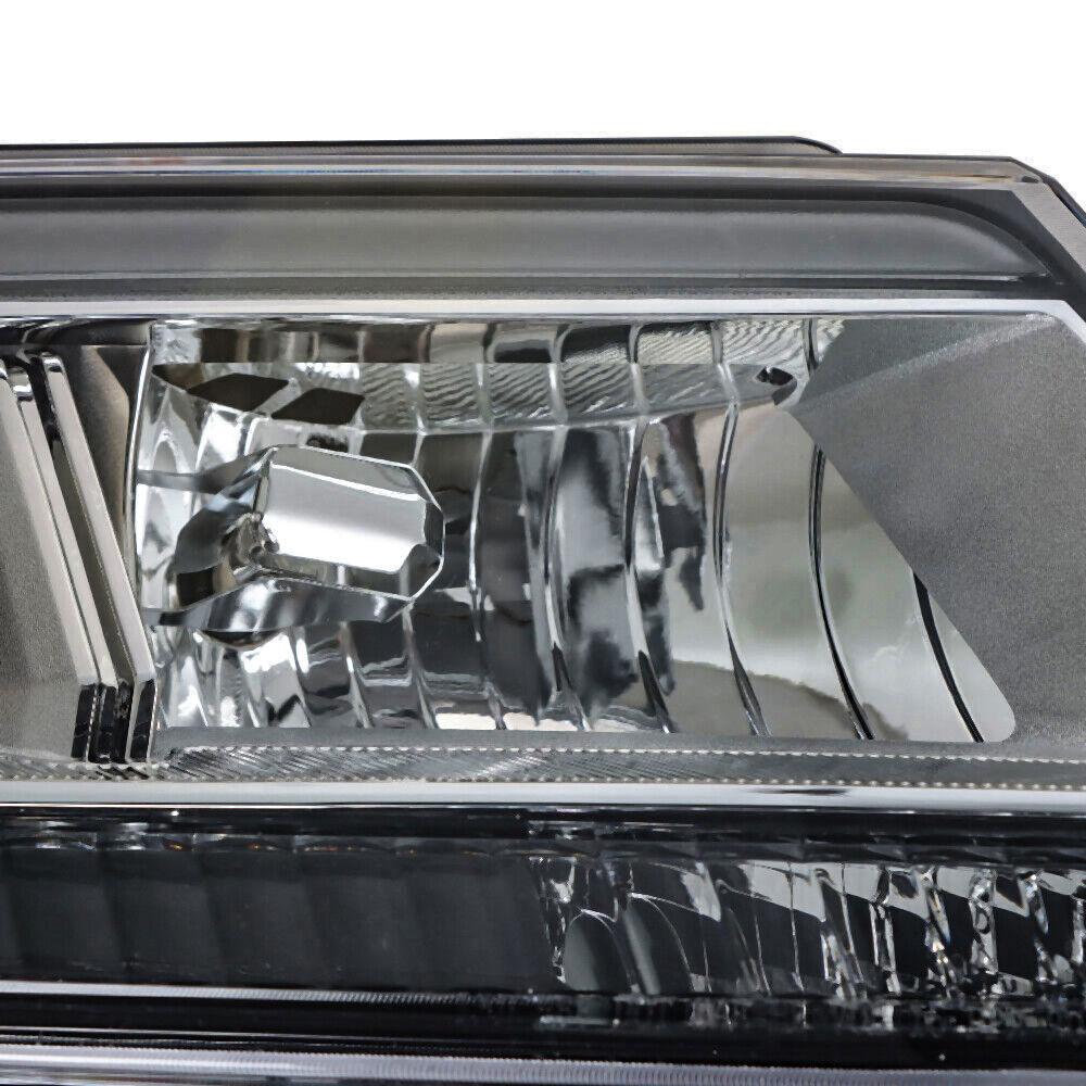 Right Headlight For 2016-2018 Ford Explorer Halogen w/LED DRL Clear Lens