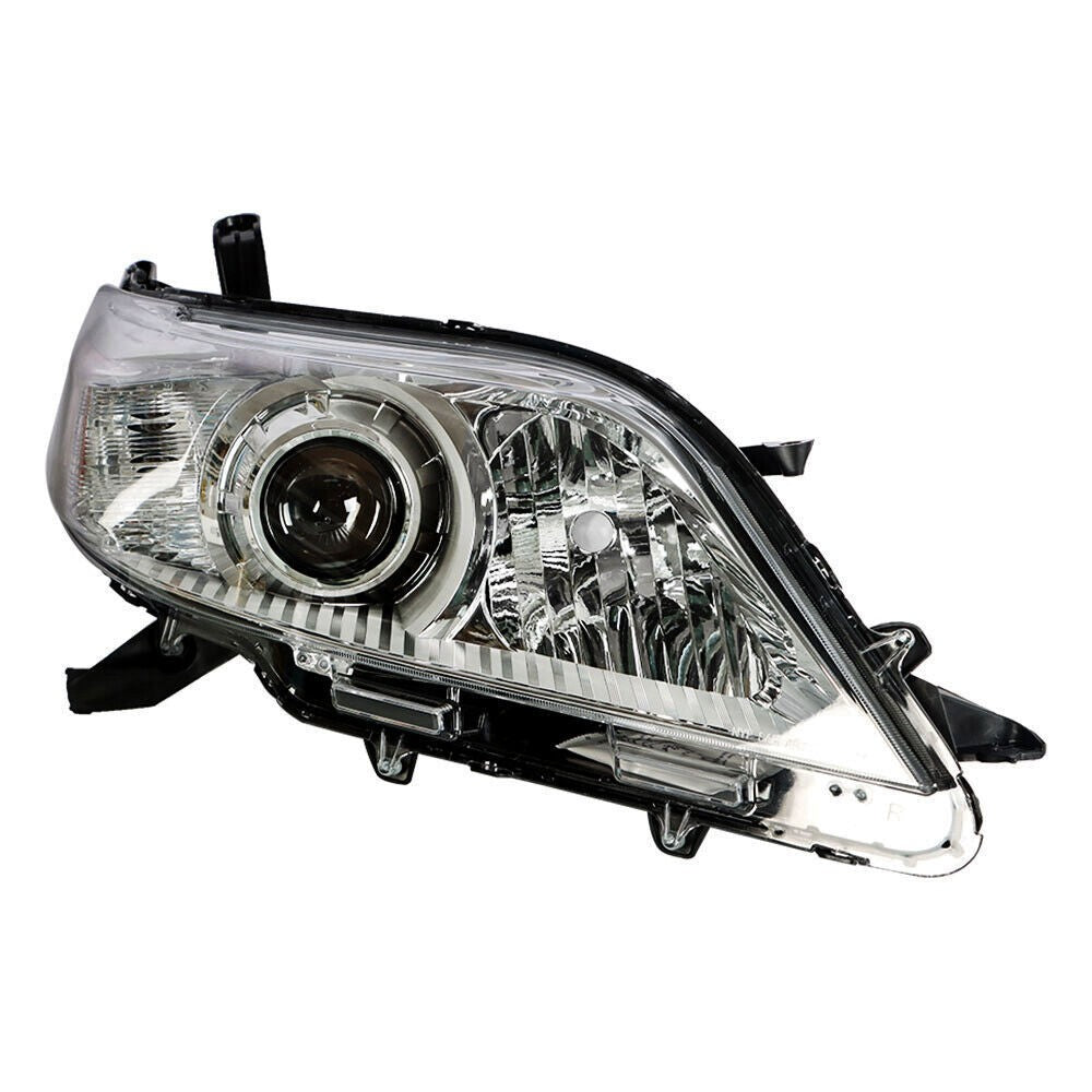 Right Headlight For 2011-2020 Toyota Sienna Chrome Housing Halogen Clear