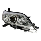 Right Headlight For 2011-2020 Toyota Sienna Chrome Housing Halogen Clear