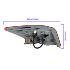 Right Side Outer Tail Light Lamp For 2016-2018 Nissan Sentra Assembly