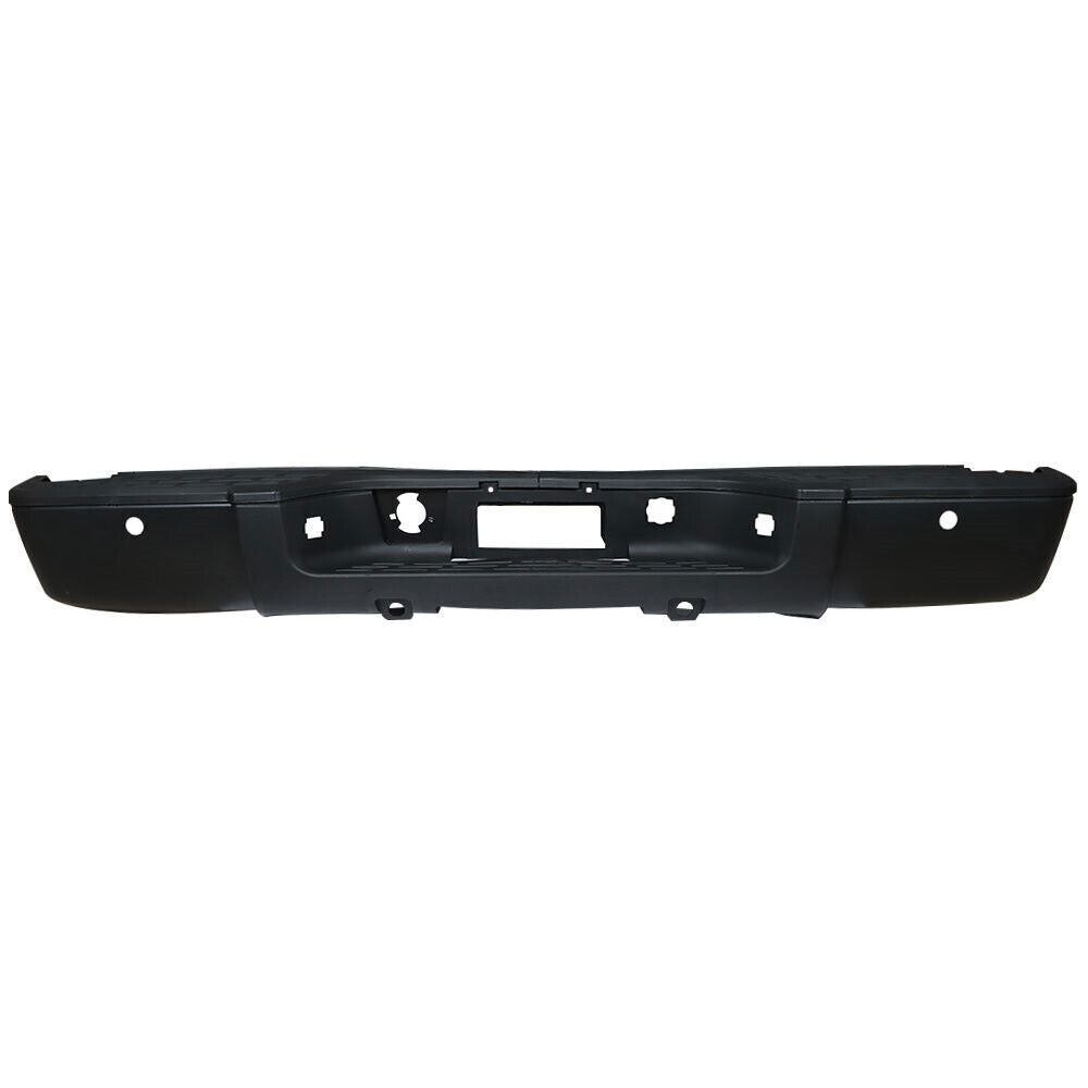 Steel Rear Bumper For 2007-2013 Chevy Silverado / GMC Sierra 1500 Black