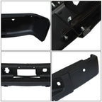 Steel Rear Bumper For 2007-2013 Chevy Silverado / GMC Sierra 1500 Black