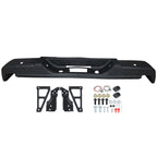 Steel Rear Bumper For 2007-2013 Chevy Silverado / GMC Sierra 1500 Black