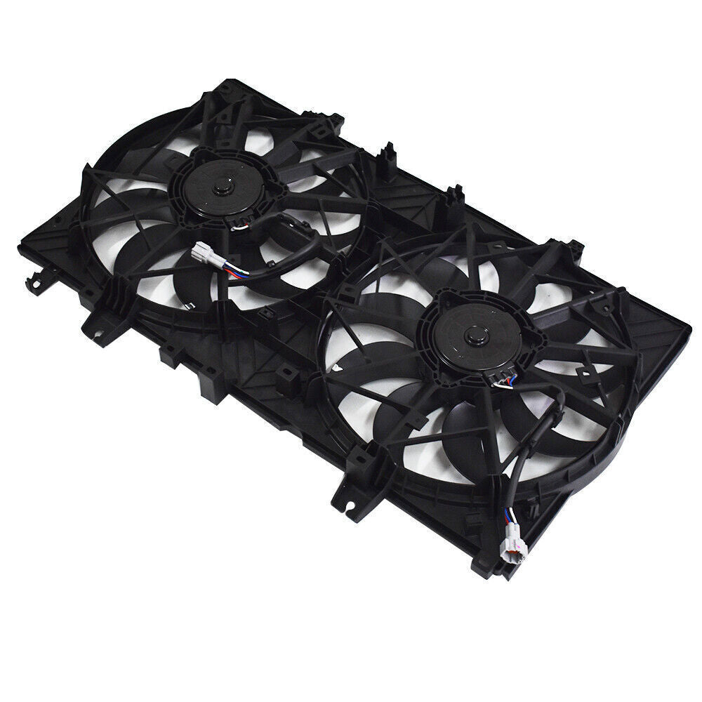 Dual Radiator AC Condenser Cooling Fan For 2014-2017 2020 Nissan Rogue