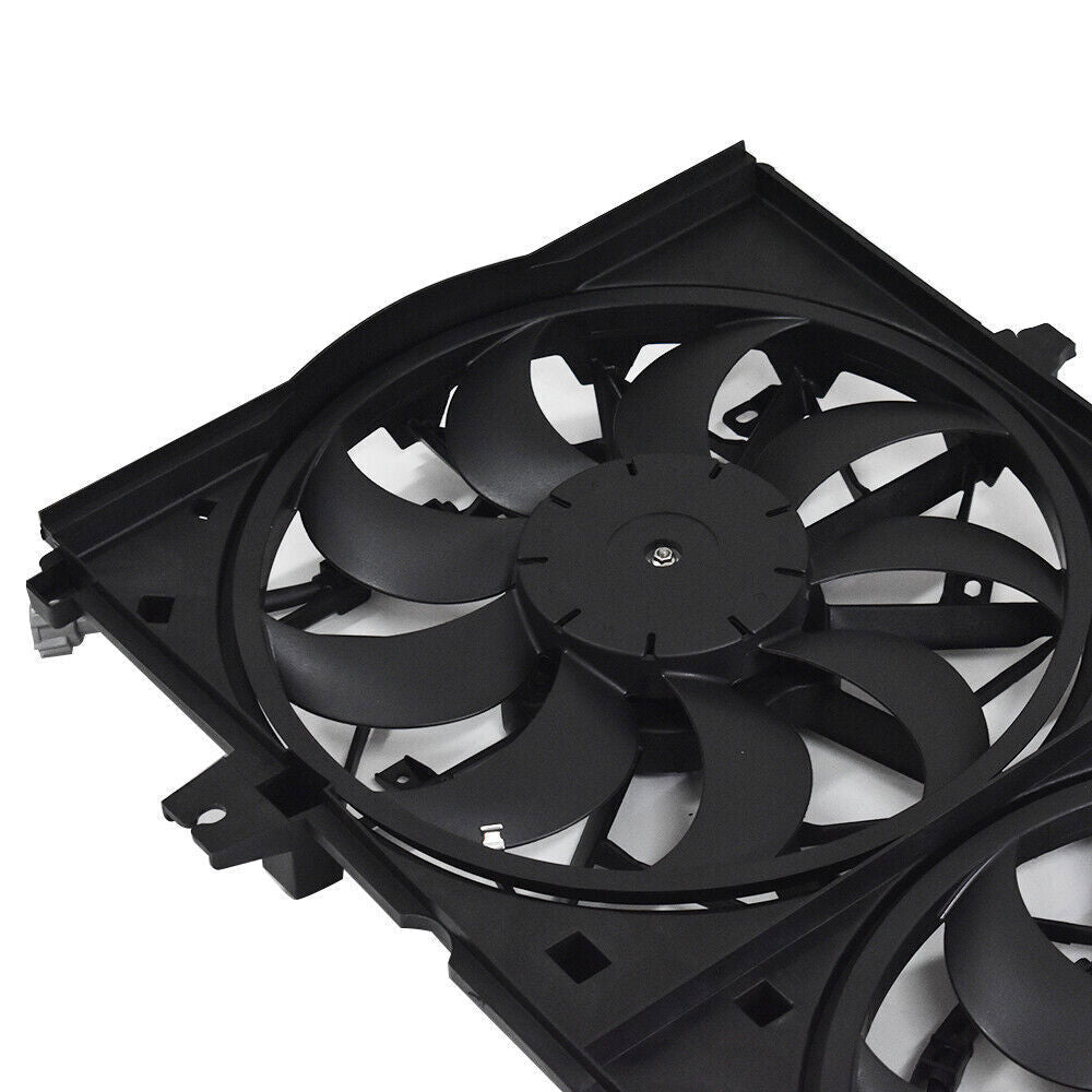 Dual Radiator AC Condenser Cooling Fan For 2014-2017 2020 Nissan Rogue