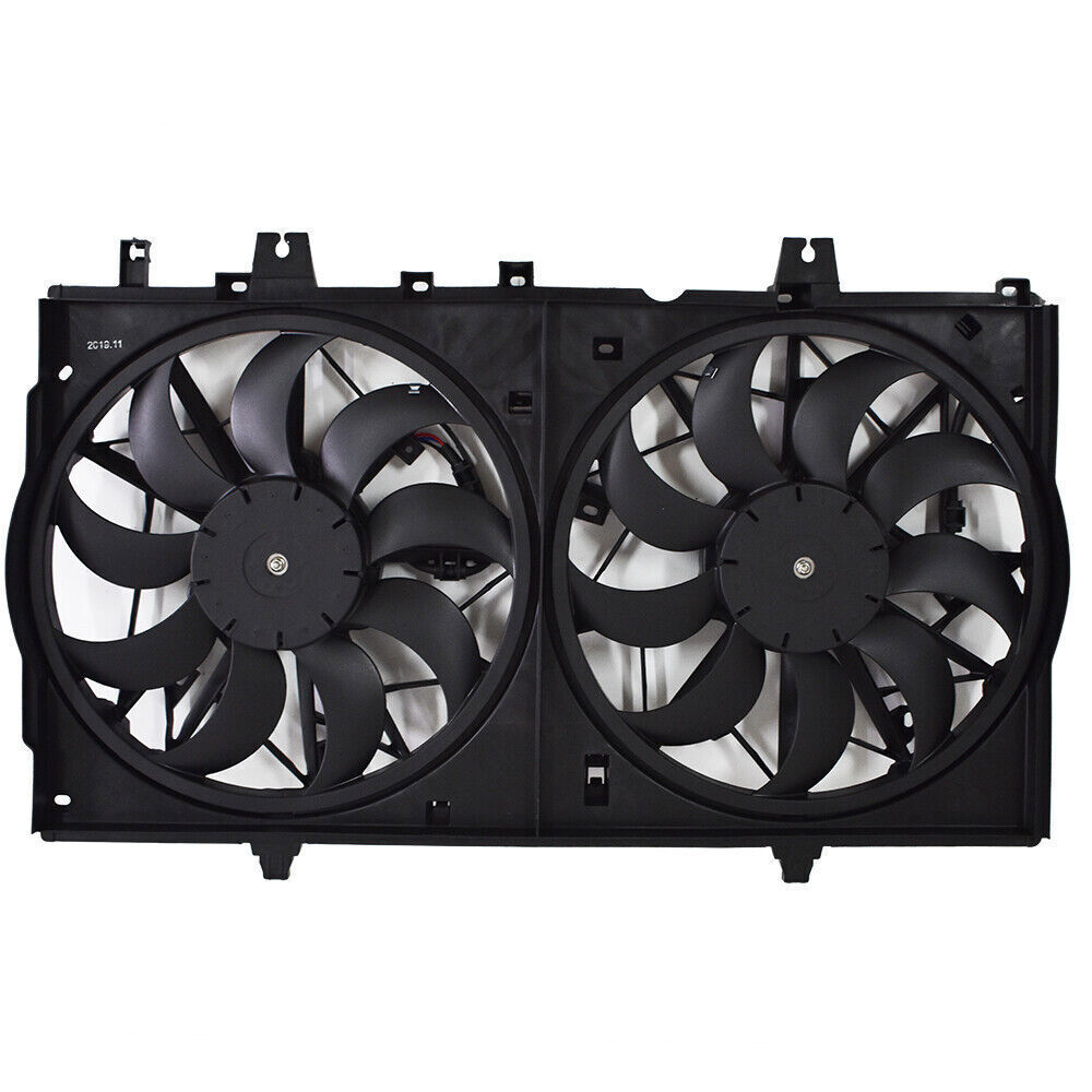 Dual Radiator AC Condenser Cooling Fan For 2014-2017 2020 Nissan Rogue