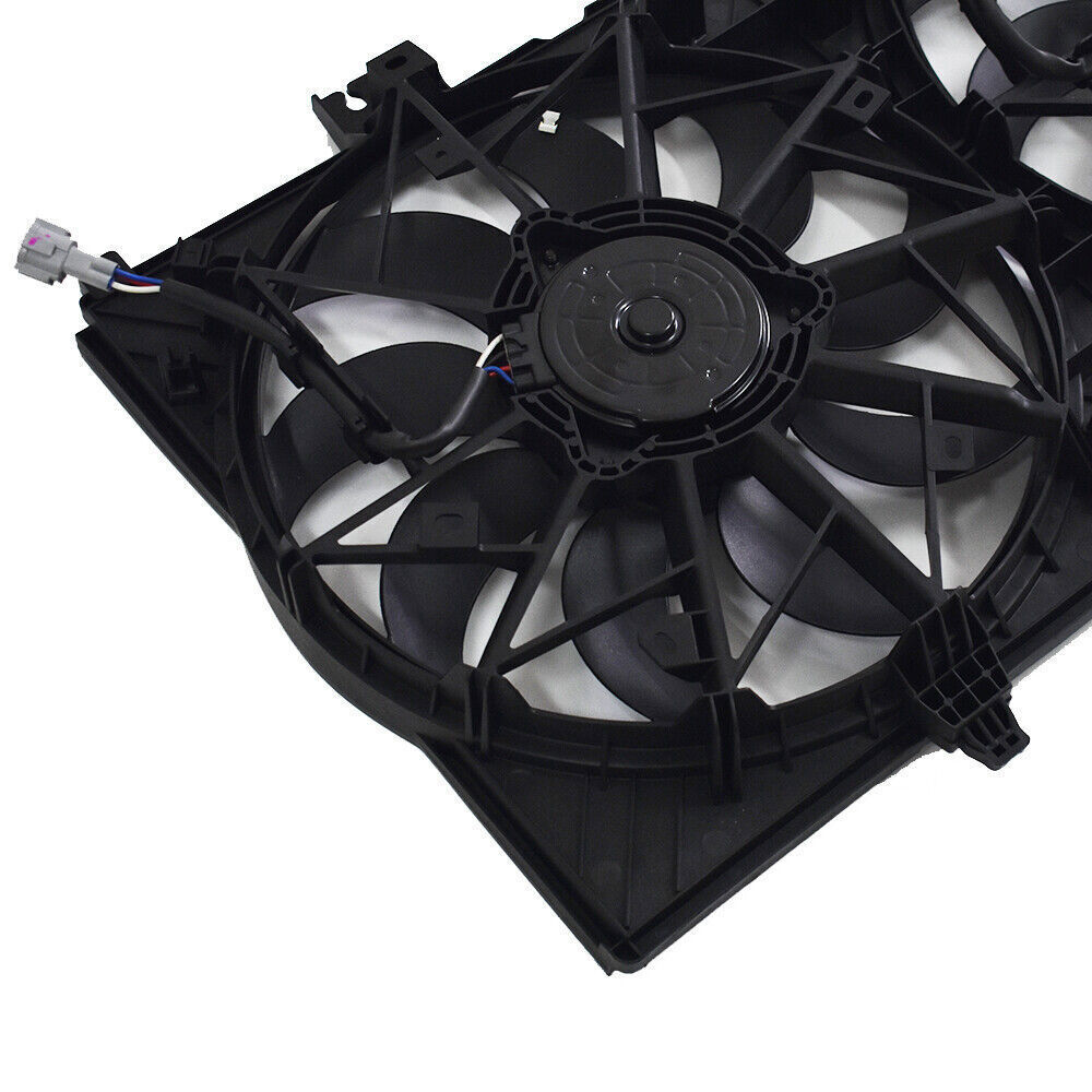 Dual Radiator AC Condenser Cooling Fan For 2014-2017 2020 Nissan Rogue