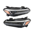 Right+Left Headlights For 2022 2023 Honda Civic Sport/Touring LED Black