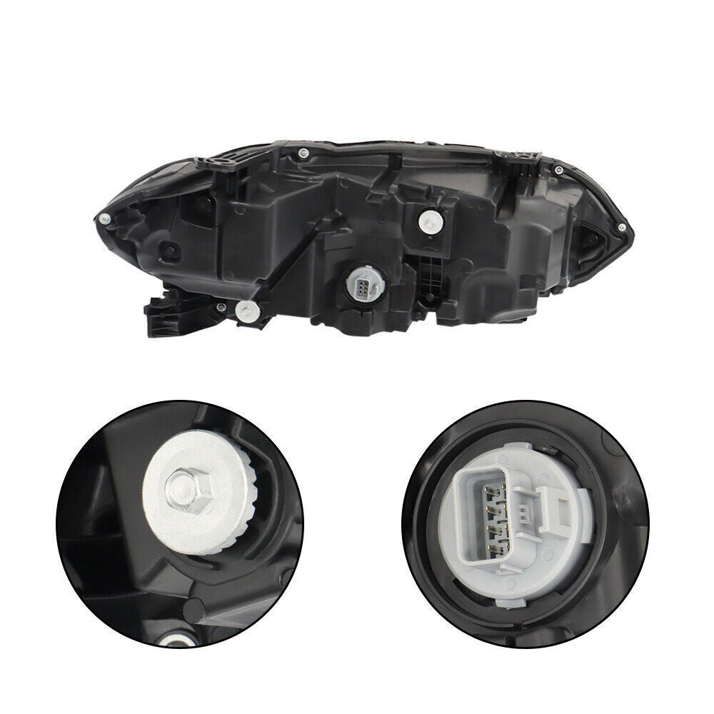 Right+Left Headlights For 2022 2023 Honda Civic Sport/Touring LED Black