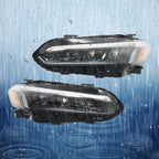 Right+Left Headlights For 2022 2023 Honda Civic Sport/Touring LED Black