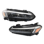 Right+Left Headlights For 2022 2023 Honda Civic Sport/Touring LED Black