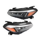 Right+Left Headlights For 2022 2023 Honda Civic Sport/Touring LED Black