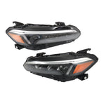 Right+Left Headlights For 2022 2023 Honda Civic Sport/Touring LED Black