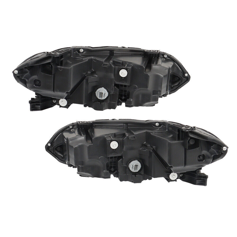 Right+Left Headlights For 2022 2023 Honda Civic Sport/Touring LED Black