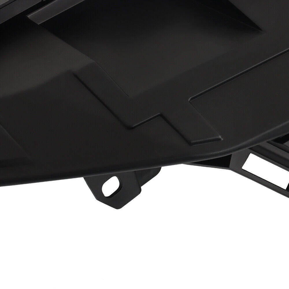 Front Upper Grille For 2020 2021 2022 Nissan Versa With Trim Chrome Set