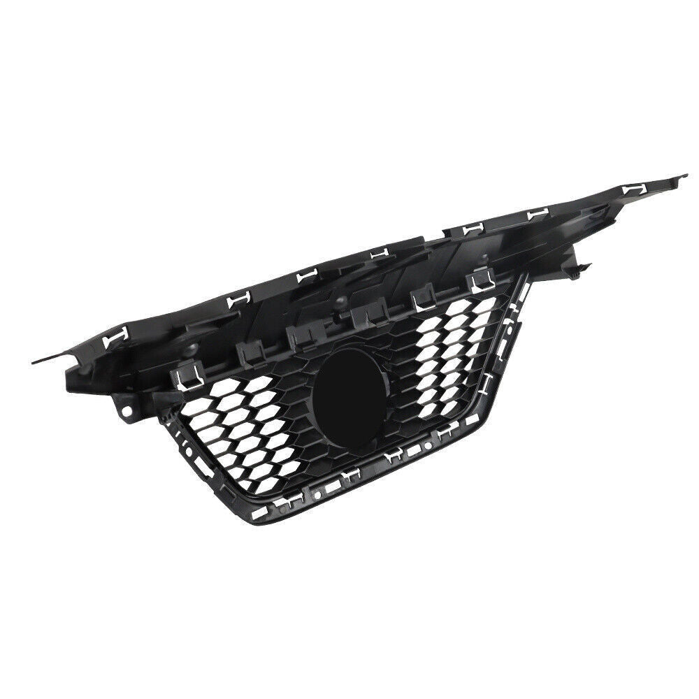 Front Upper Grille For 2020 2021 2022 Nissan Versa With Trim Chrome Set