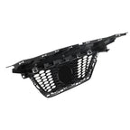 Front Upper Grille For 2020 2021 2022 Nissan Versa With Trim Chrome Set