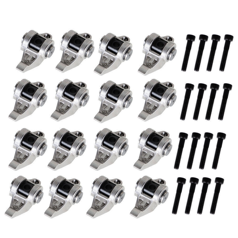16 × LS1 Rocker Arms w/ Upgraded Trunion Kit for LS2 LS6 4.8 5.3 5.7 6.0