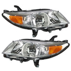 Right+Left Headlights For 2011-2020 Toyota Sienna Halogen Chrome Clear