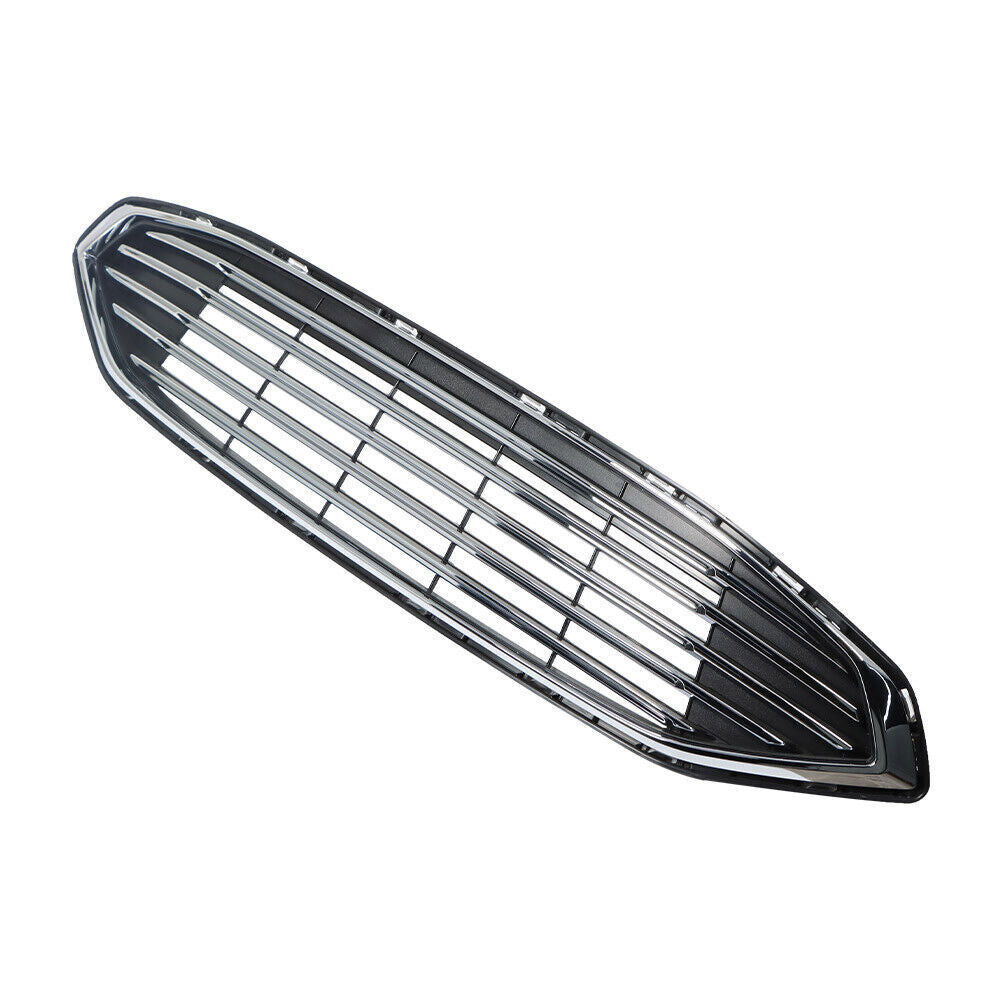 Front Upper Bumper Grille For Ford Fusion 2017-2018 Chrome HS7Z-8200-AA