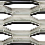 Front Upper Grille Assembly For 2016-21 2022 Toyota Tacoma Matte Black