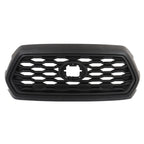 Front Upper Grille Assembly For 2016-21 2022 Toyota Tacoma Matte Black