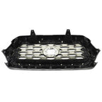 Front Upper Grille Assembly For 2016-21 2022 Toyota Tacoma Matte Black