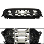 Front Upper Grille Assembly For 2016-21 2022 Toyota Tacoma Matte Black