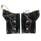 Left+Right Tail Lights For 2015-2020 Ford F150 F-150 Black Housing LED