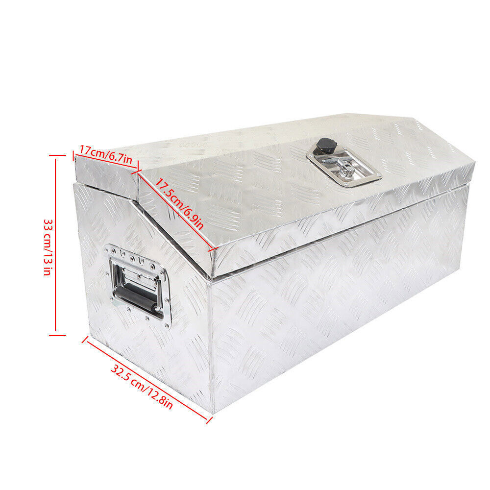 30" x13" x13" Aluminum Tool Box for ATV Trailer Storage Truck Pickup RV