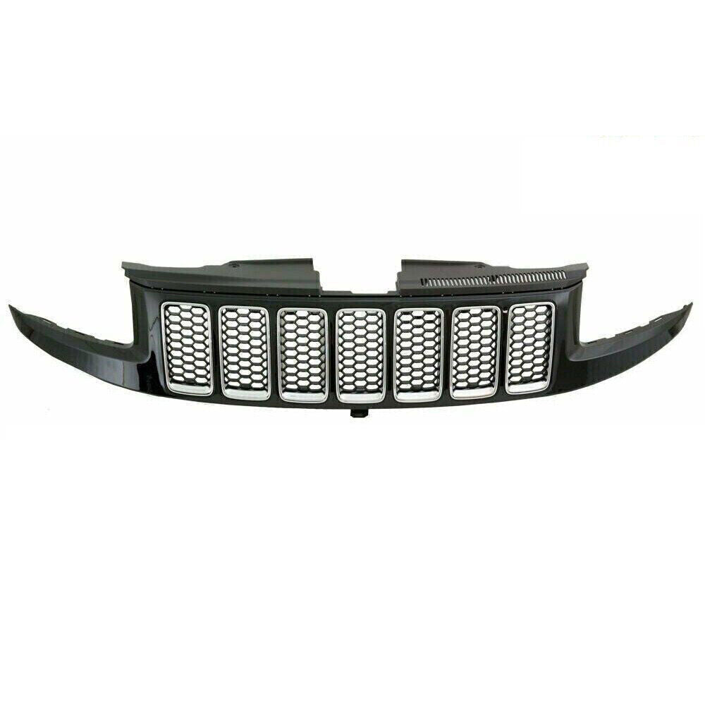 For 2014-2016 Jeep Grand Cherokee SRT8 Style Honeycomb Mesh Front Bumper Grille