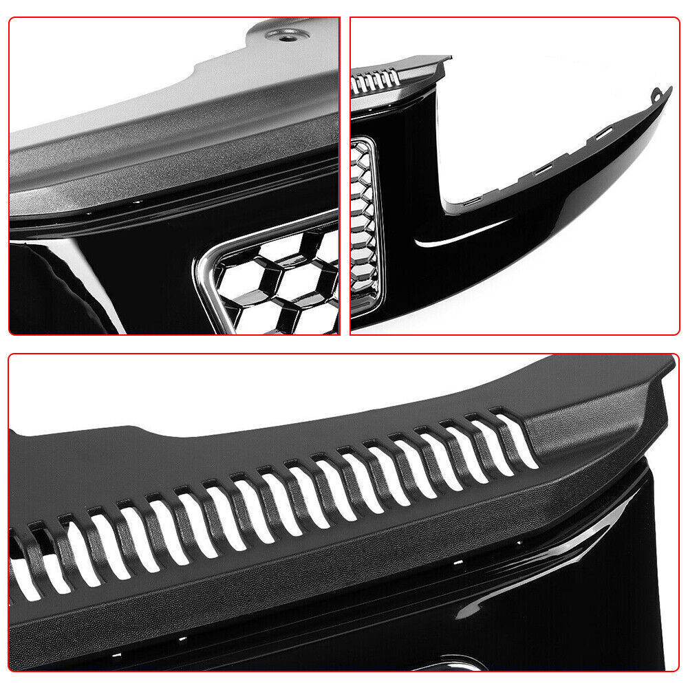 For 2014-2016 Jeep Grand Cherokee SRT8 Style Honeycomb Mesh Front Bumper Grille