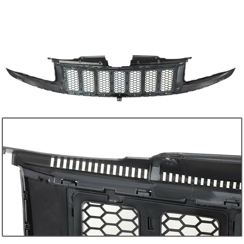 For 2014-2016 Jeep Grand Cherokee SRT8 Style Honeycomb Mesh Front Bumper Grille