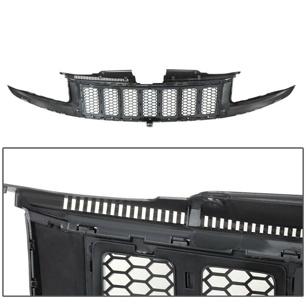 For 2014-2016 Jeep Grand Cherokee SRT8 Style Honeycomb Mesh Front Bumper Grille