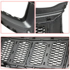 For 2014-2016 Jeep Grand Cherokee SRT8 Style Honeycomb Mesh Front Bumper Grille