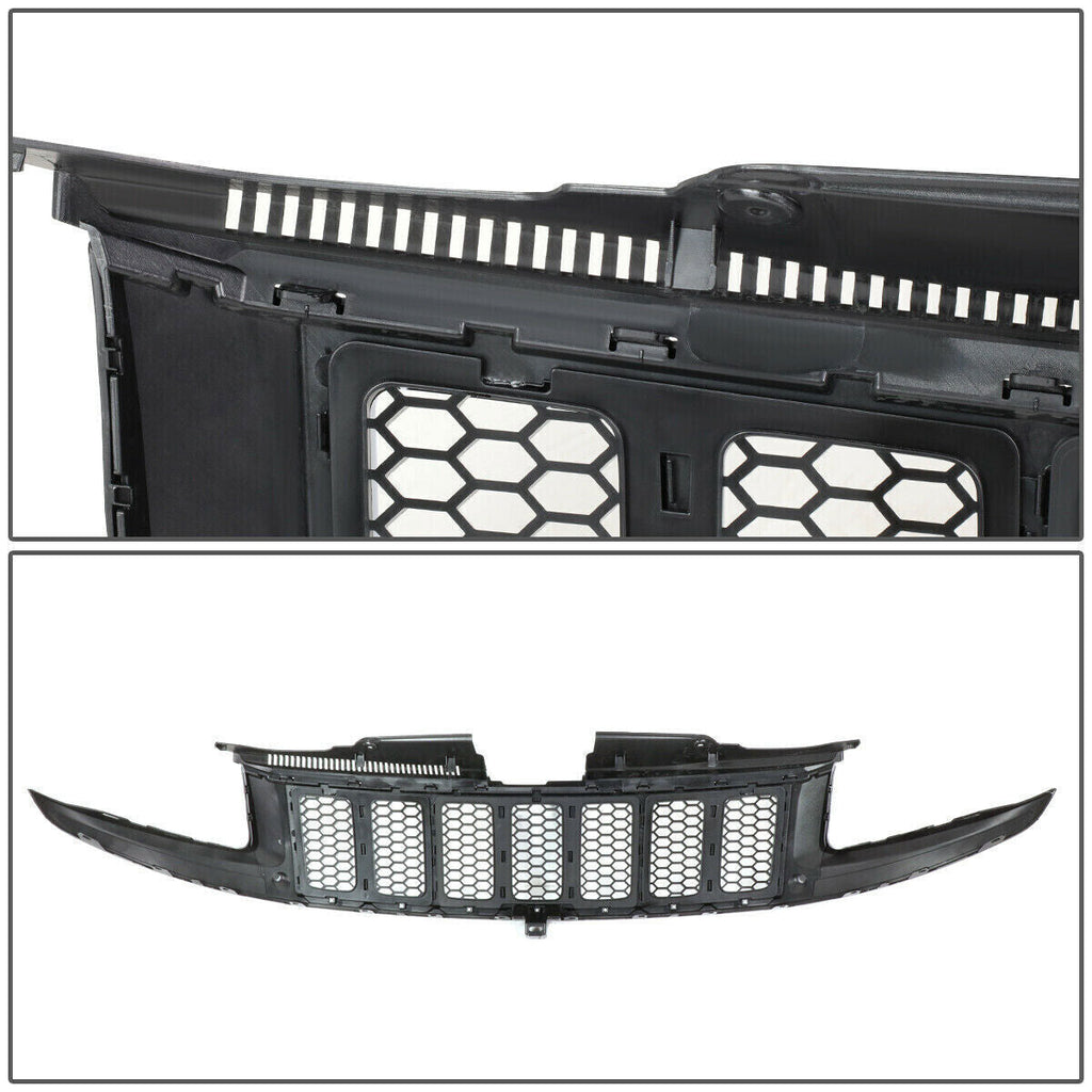 For 2014-2016 Jeep Grand Cherokee SRT8 Style Honeycomb Mesh Front Bumper Grille