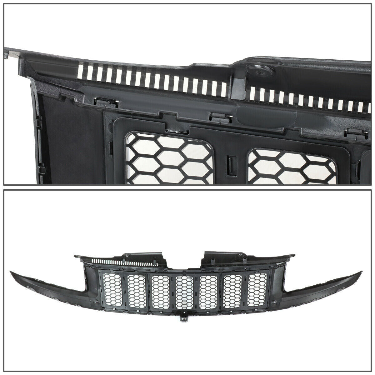 For 2014-2016 Jeep Grand Cherokee SRT8 Style Honeycomb Mesh Front Bumper Grille