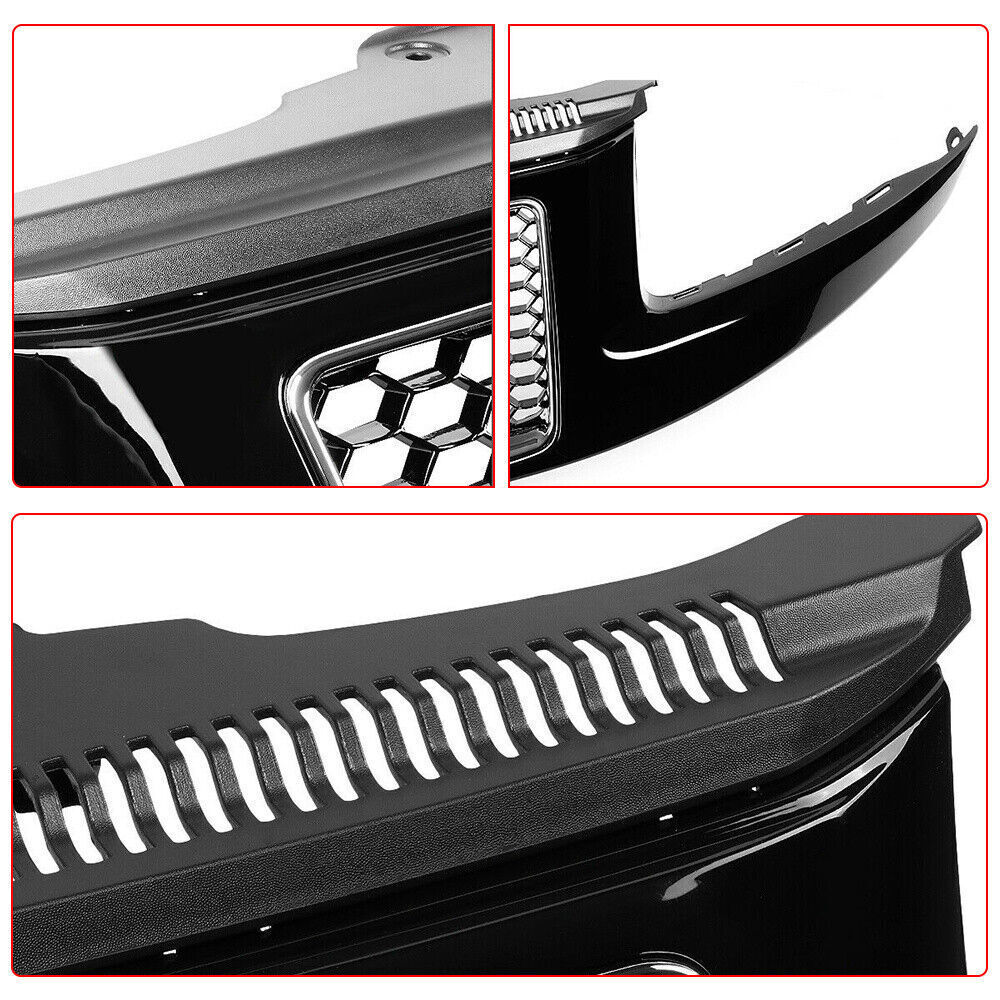 For 2014-2016 Jeep Grand Cherokee SRT8 Style Honeycomb Mesh Front Bumper Grille