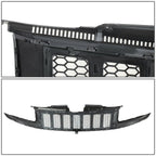For 2014-2016 Jeep Grand Cherokee SRT8 Style Honeycomb Mesh Front Bumper Grille
