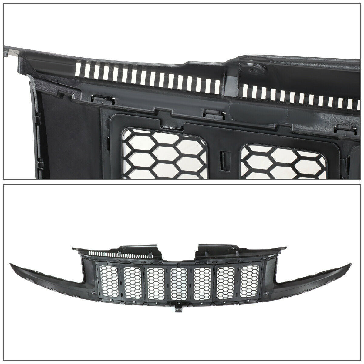For 2014-2016 Jeep Grand Cherokee SRT8 Style Honeycomb Mesh Front Bumper Grille