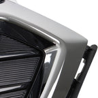 Front Bumper Upper Grille For 2018-2020 Chevy Equinox Black＆Chrome Trim