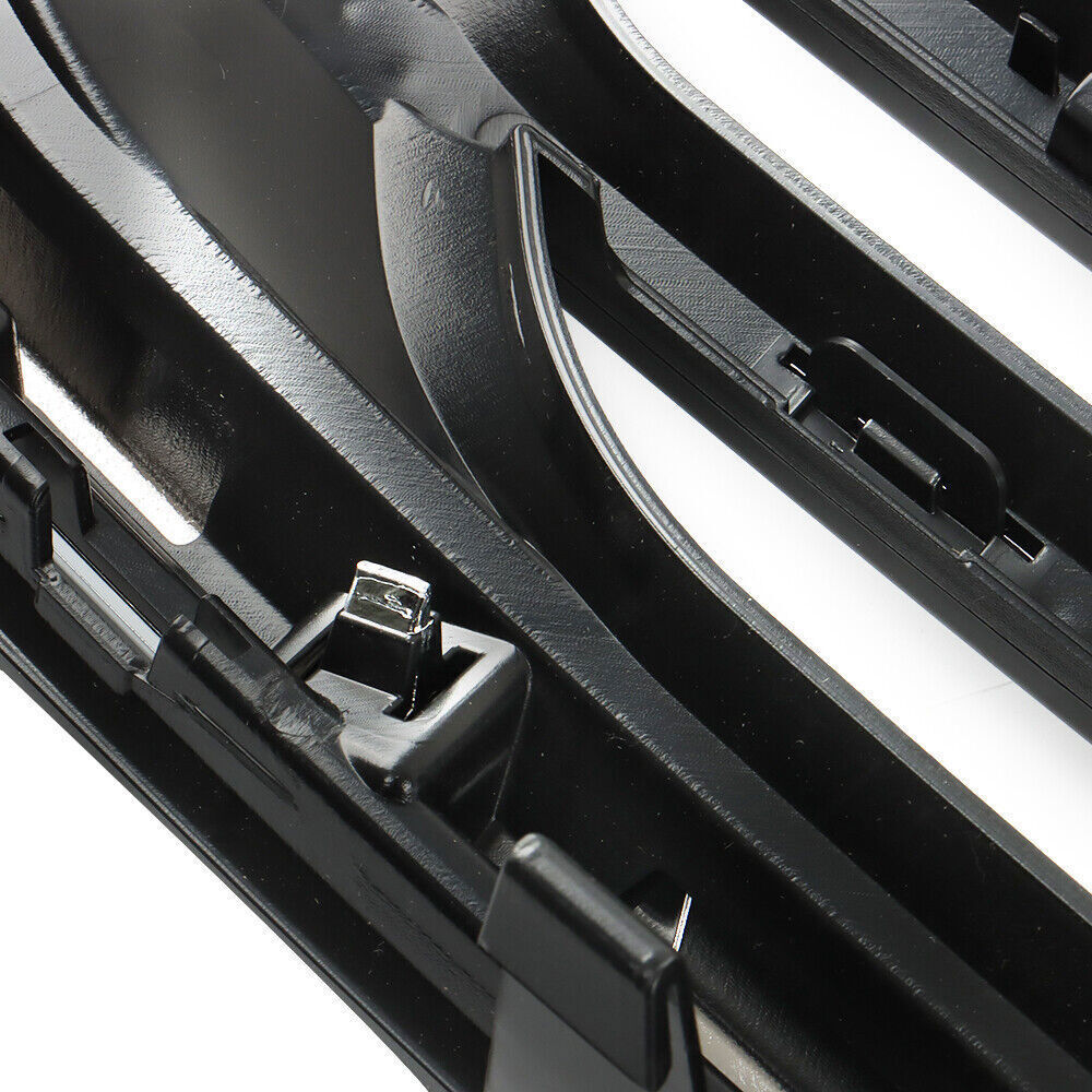 Front Bumper Upper Grille For 2018-2020 Chevy Equinox Black＆Chrome Trim