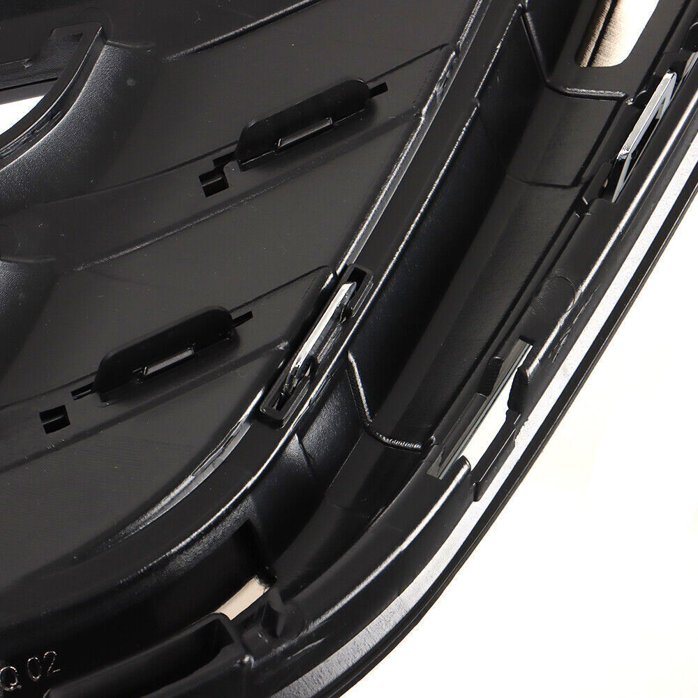 Front Bumper Upper Grille For 2018-2020 Chevy Equinox Black＆Chrome Trim