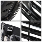 Front Bumper Upper Grille For 2018-2020 Chevy Equinox Black＆Chrome Trim