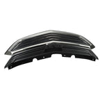 Front Bumper Upper Grille For 2018-2020 Chevy Equinox Black＆Chrome Trim