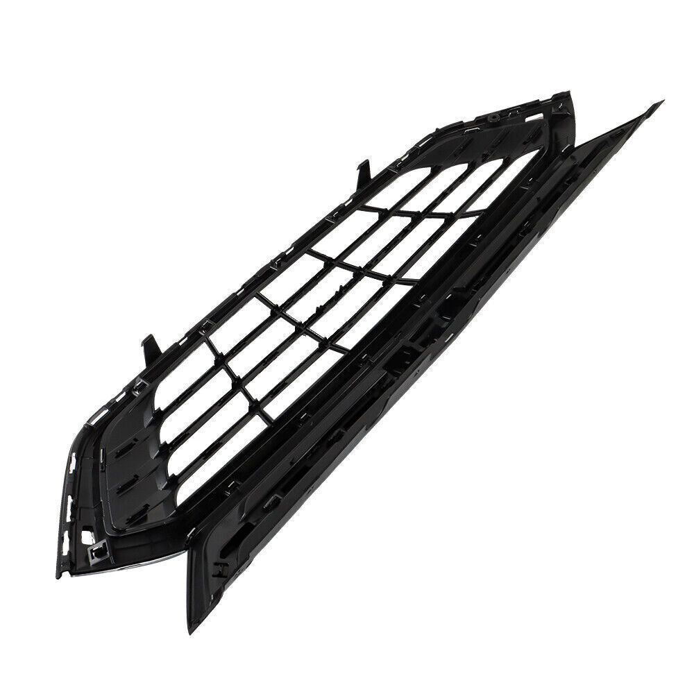 Front Bumper Upper Grille For 2018-2020 Chevy Equinox Black＆Chrome Trim