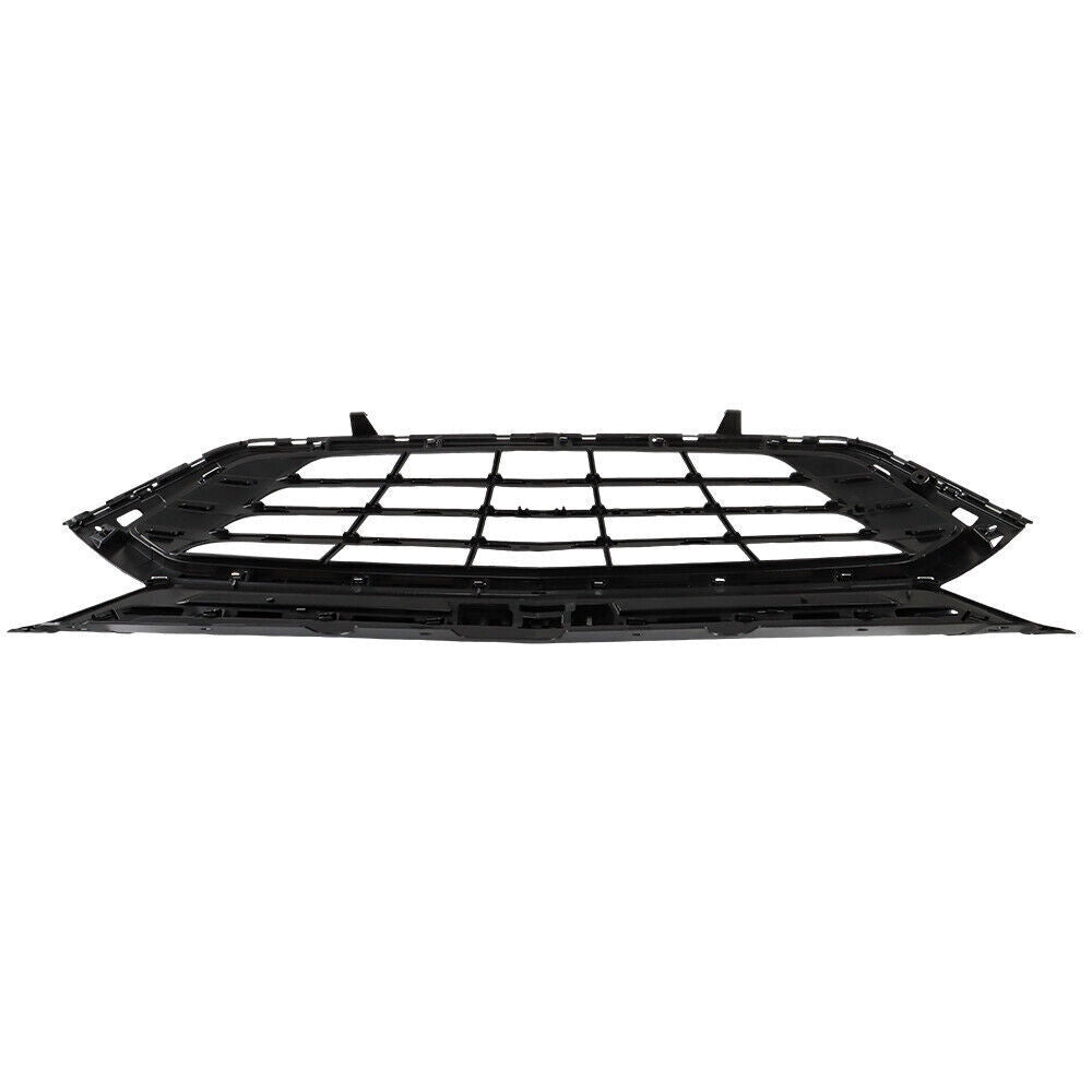 Front Bumper Upper Grille For 2018-2020 Chevy Equinox Black＆Chrome Trim