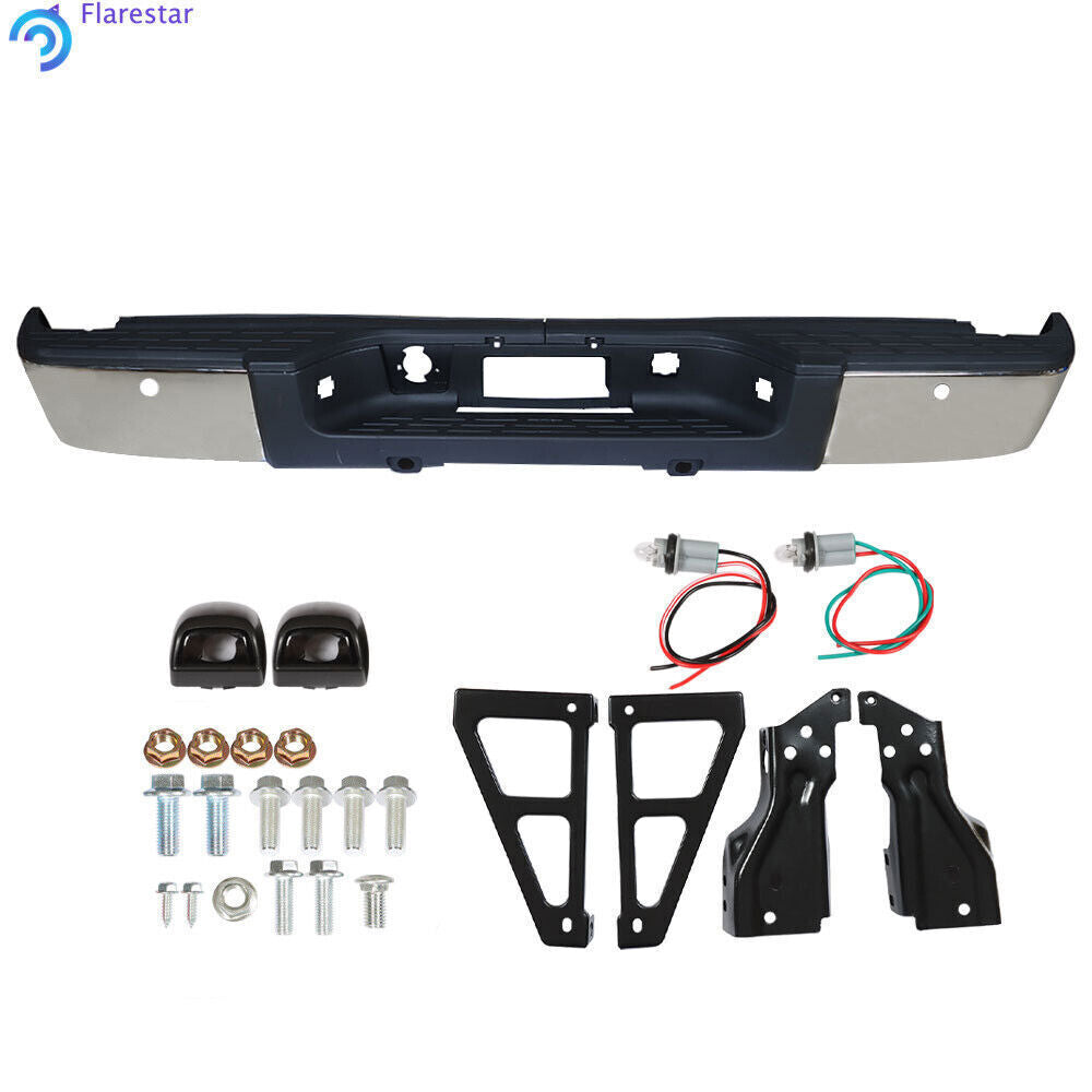 Rear Bumper Assembly For 2007 2008-2013 Chevy Silverado/GMC Sierra 1500