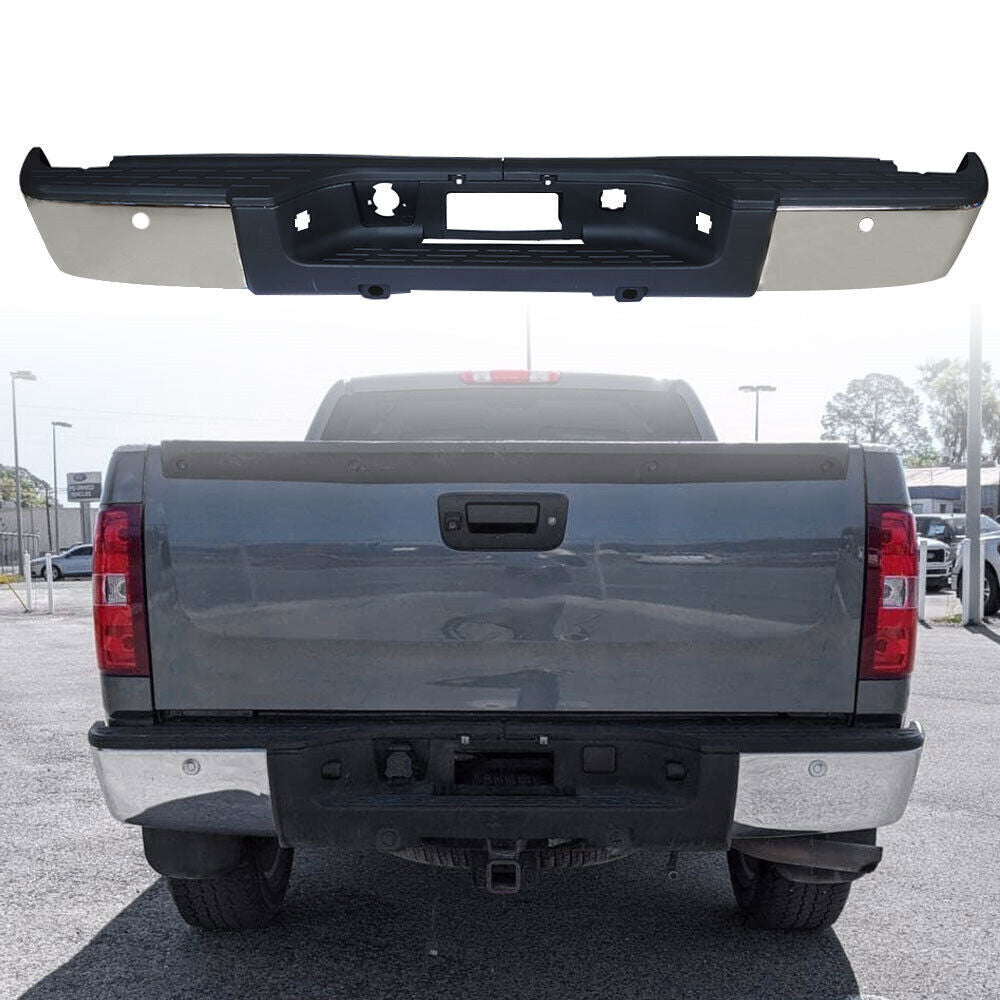 Rear Bumper Assembly For 2007 2008-2013 Chevy Silverado/GMC Sierra 1500