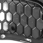 Chrome Black Honeycomb Grille Grill Inserts For 2014-18 Jeep Cherokee